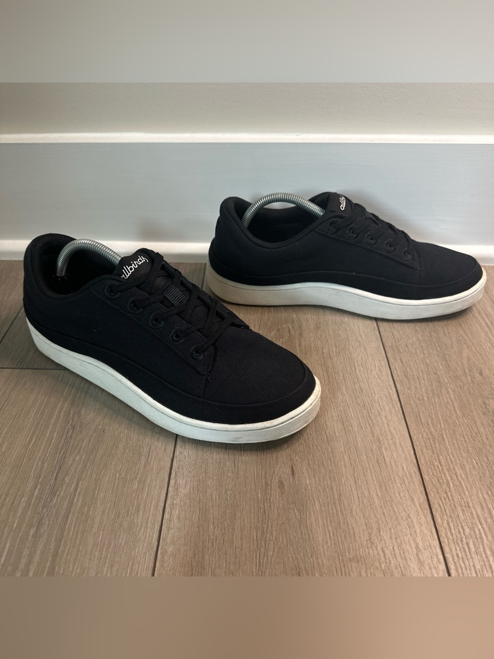 Allbirds Men’s Size 10 Canvas Pacers CP|M10 Casual Comfort Black White
